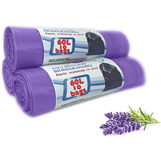 Picture of SCENTED BIN LINERS LAVANDER